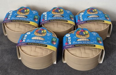 Viral Rainbow Mystery Squishy Bun - gedämpftes Knödel-Zappelspielzeug - neu