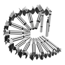 Forstner Bit Set, 16PCS Forstner Drill Bits for Wood, Carbide Forstner Bit fo...