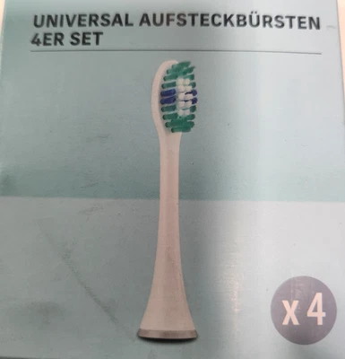 AMBIANO 4 Stück Ersatz Elektro Zahnbürsten Aufsteckbürsten kompatibel Philips® Sonicare®
