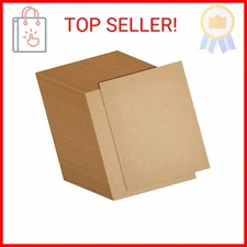 BEST PAPER GREETINGS 48-Pack Kraft Paper Sheets for Wedding, Brown Cardstock for