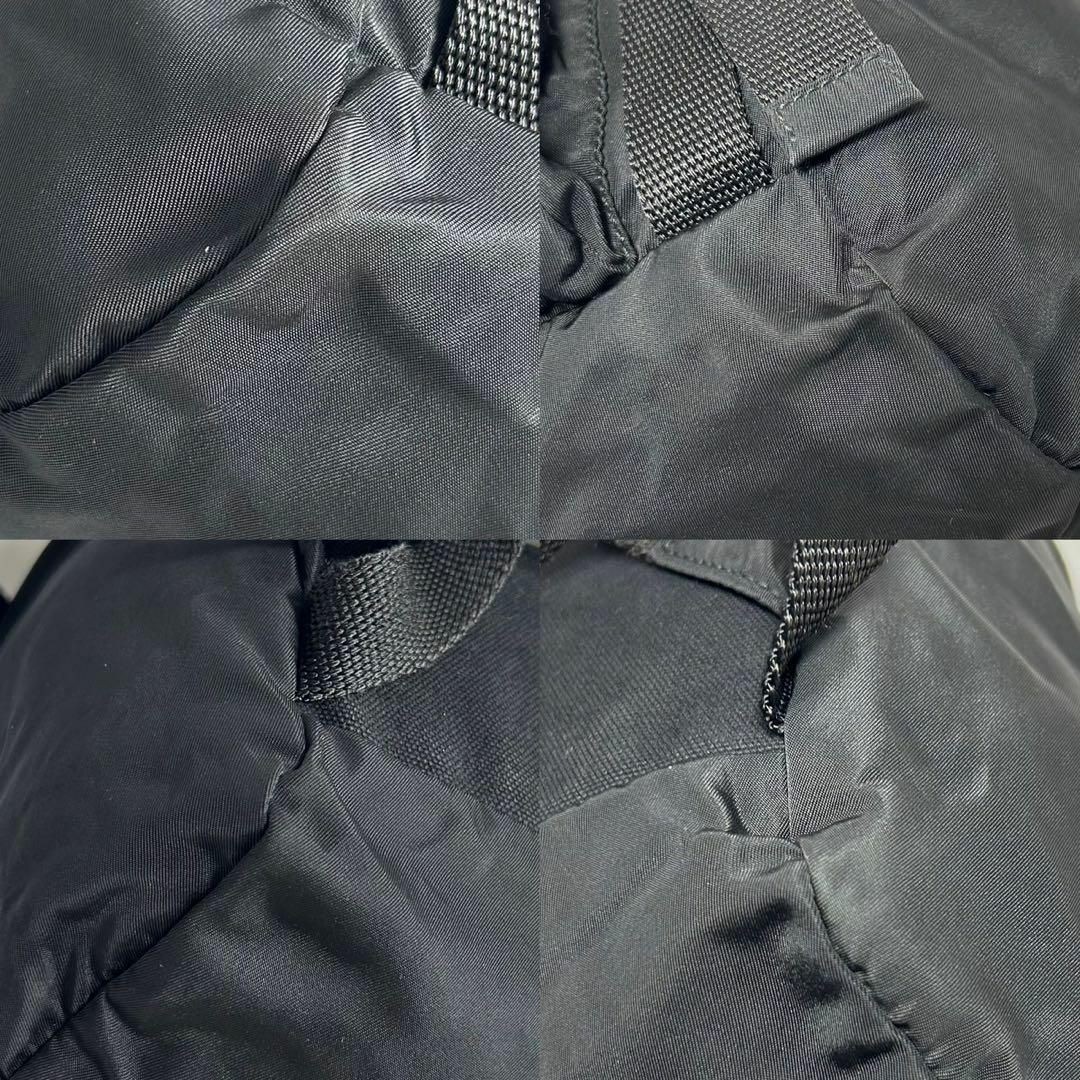 item PRADA backpack drawstring bag black nylon le… - image 3