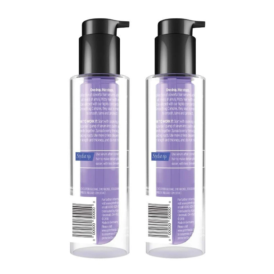Suero capilar John Frieda Frizz-Ease extra fuerte, 1,69 fl oz (paquete de 2) Foto 3 de 3