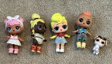 LOL Surprise! Girls & Boy Mini Doll 3” Figures, Pet Dog MGA Entertainment LOT