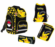 Pokémon Schulranzen Set Pikachu 4 teilig