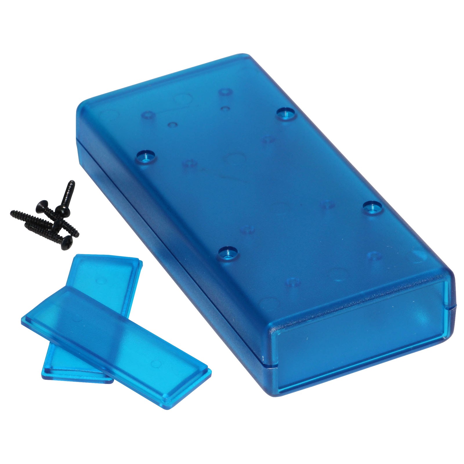 Hammond Instrument Case GPABS 140 x 66 x 28mm Translucent Blue