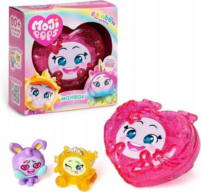 Moji Pops Rainbow Herzbox   2 Figuren   Überraschungsspielzeug