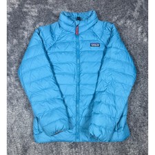 Patagonia Kids Down Sweater Jacket Blue NetPlus Shell Size M 10