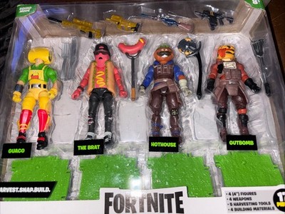 Fortnite Squad Mode 4'' TOMATO TOWN LEGENDS 4-Pack Set