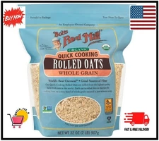 Bob's Red Mill Organic Extra Thick Rolled Oats 32 oz Pkg