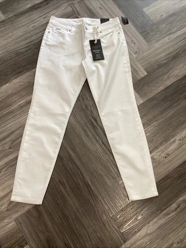 New With Tags The Limited 917 Denim White Jeans Size 10 Skinny Leg