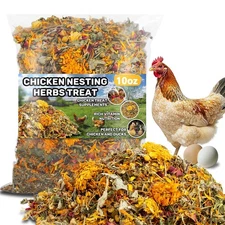 10oz Chicken Nesting Herbs, Dried Coop Bedding for Hens