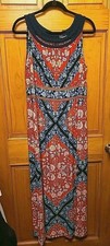 Women's WESTPORT Maxi Dress/Sundress Floral Multicored Sleeveless Size 1X