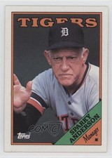 1988 Topps Team Checklist Sparky Anderson #14 HOF 1md
