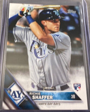 2016 Topps Series 1 Richie Shaffer Rookie #3 Tampa Bay Rays MLB Baseball
