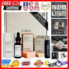 Men's Luxury Self-Care Kit - Spa Gift Basket with Natural Skincare Essentials