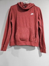 Nike Sportswear Hoodie Womens Varsity Fleece Funnel Neck Size Medium