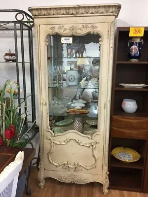 Whitewash Display Cabinet Ornate Decor Cabinets Gumtree