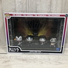Funko Pop! Moment Deluxe: Kiss’ Alive II Tour en 1978 Figuras Vinilo 2022 Limitadas