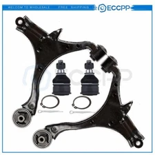 4x Front Lower Ball Joints Control Arms Kit For 2001-2005 Honda Civic Suspension