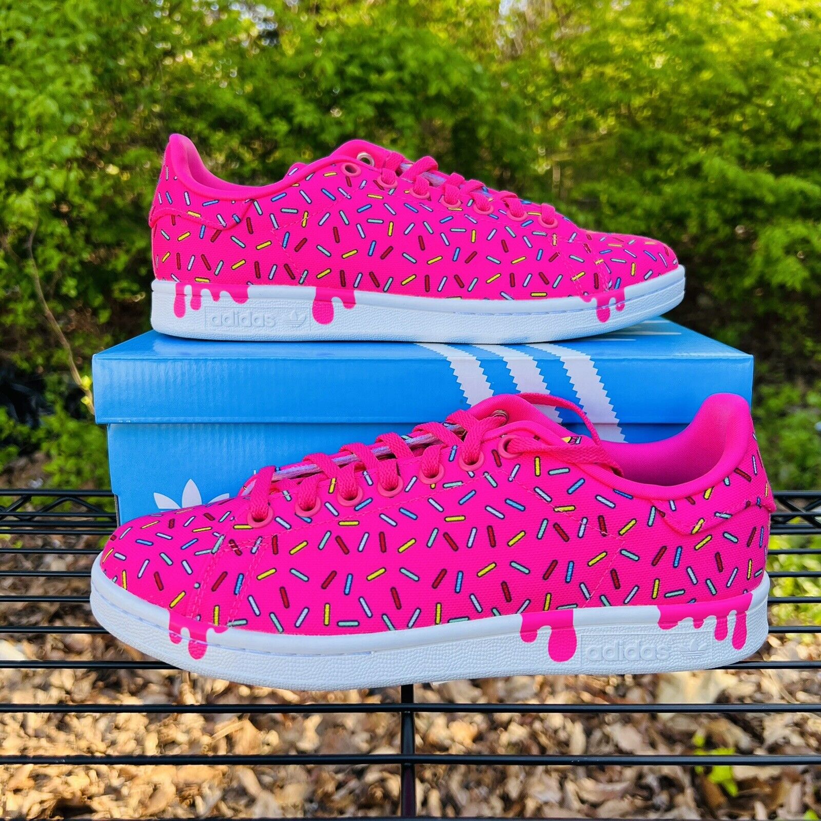 X The Simpsons Stan Smith Kid Girl Athletic Sneaker Shoe | eBay