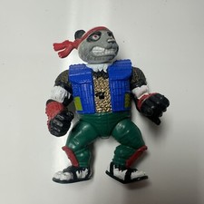 Vintage 1990 Playmates Teenage Mutant Ninja Turtles TMNT Panda Khan Figure
