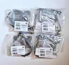 LOT OF 4 Targus Defcon Trapezoid Serialized Combo Cable Lock ASP66GLX-S