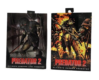NECA Predator 2 Ultimate Armored Lost Predator & Ultimate Shaman