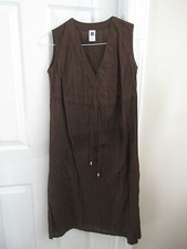 DRESS - Sleeveless - GAP - Brown - Knee Length - V-neck - Women's - Sz Small