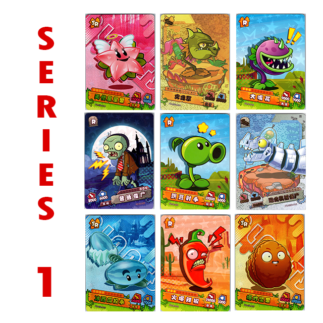 Plants vs Zombies Trading CardsSeries 1Complete Your
