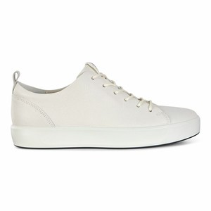 ecco mens white sneakers