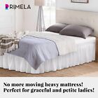 Elastic Wrap Around IvoryWhite Bed Skirt ,Queen Size , 15 Inch Drop