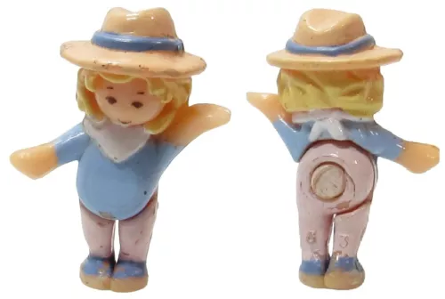 1994 Vintage Polly Pocket Doll Happy Horses - Polly Bluebird Toys