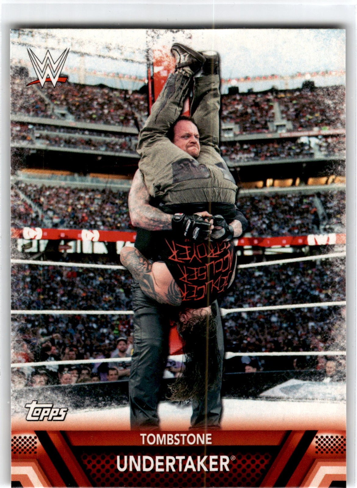 2017 Topps WWE Then Now Forever #F-11 Undertaker Finishers and Signature Moves