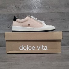 Dolce Vita Women's Size 6 Miya Sneaker Rose Suede Shoes