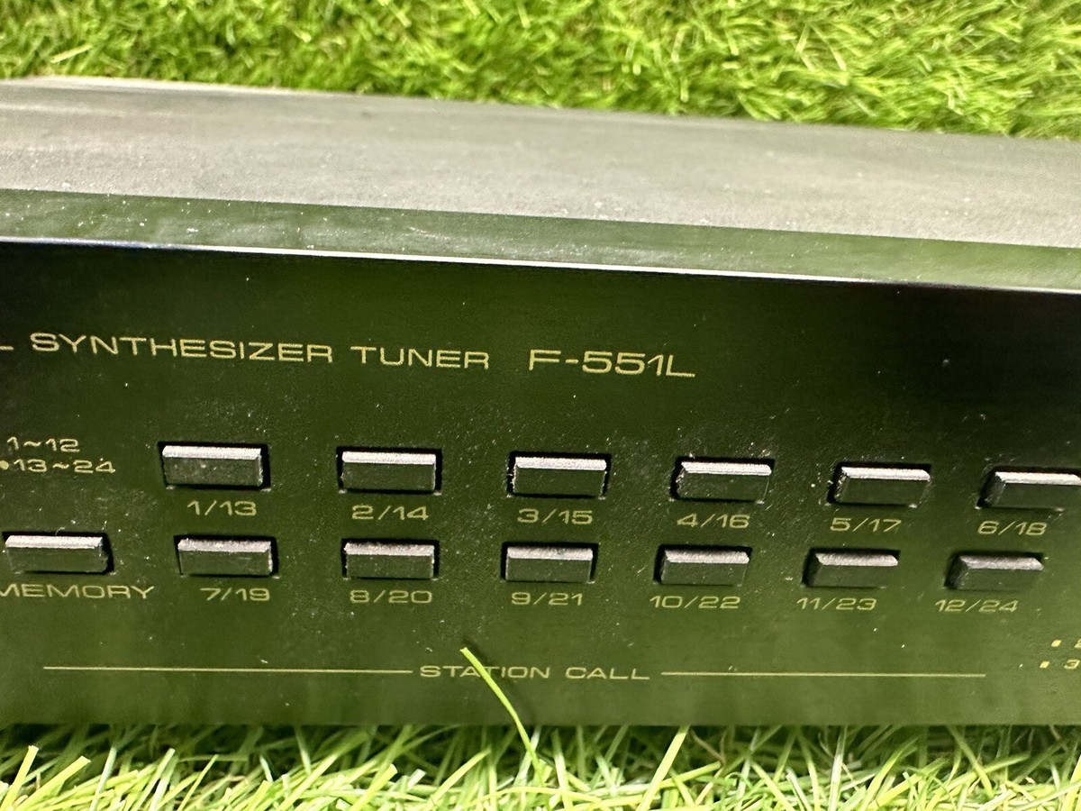 Rare Pioneer FM/AM Digital Synthesizer Tuner F-551L Working Rare Pioneer FM/AM Digital Synthesizer Tuner F-551L Working
