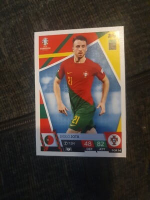 💥Topps Match Attax Euro 2024 Base Card Portugal #Por 14 Diogo
