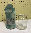 Vintage Pyrex Glass Baby Bottle Wide Mouth 4oz  Hexagon Original Box NOS Corning