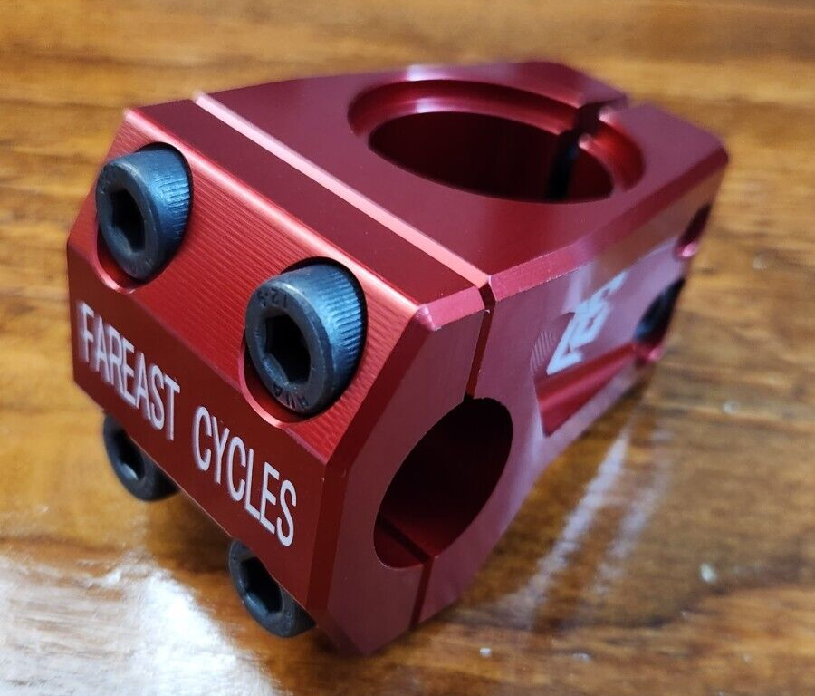 FAR EAST CYCLES PING STEM BMX FLATLAND 28MM REACH 6061 ALUMINIUM