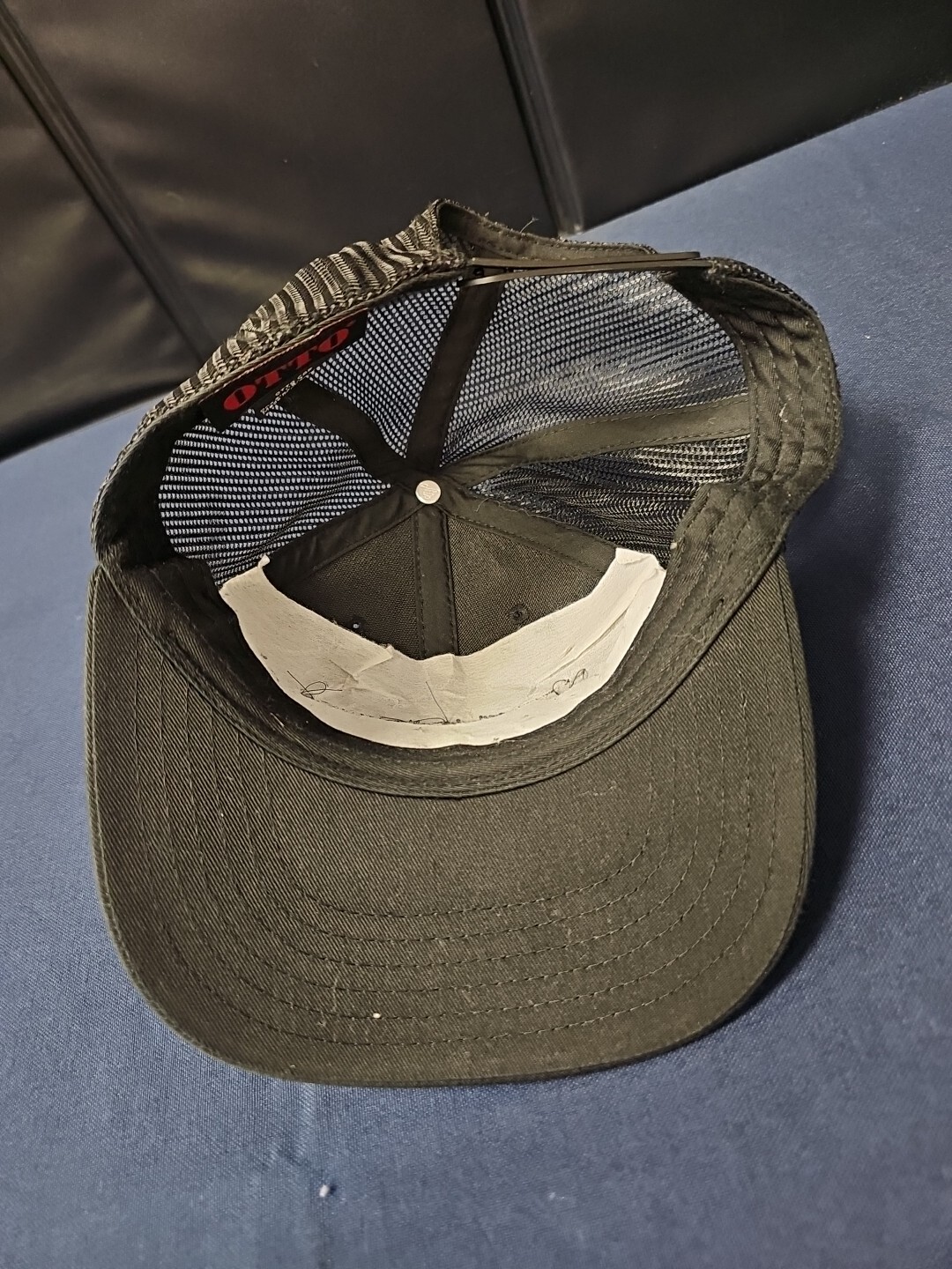 Snap-on Patch OTTO Trucker Hat Snapback Black - image 5