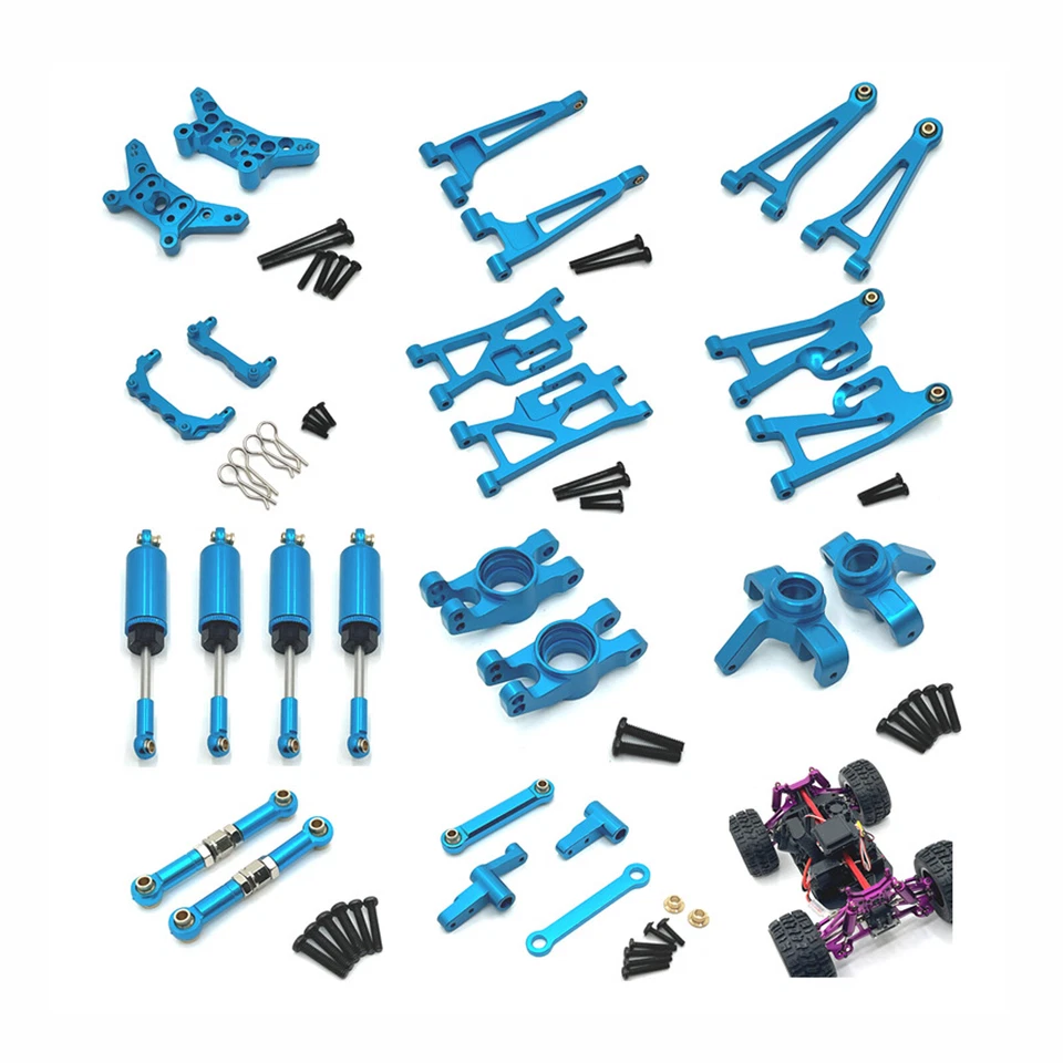 Full Car Metal Kits Replacement For MJX Hyper Go 1/14 14209 14210 Upgrade Part - Image 2 of 4