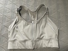 ATHLETA A-C EMPOWER SPORTS BRA IN PEBBLE GRAY SIZE SMALL