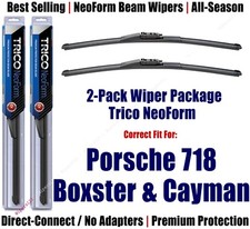 2pk NeoForm Wipers fit 2019+ Porsche 718 Boxster & Cayman -162113 x2