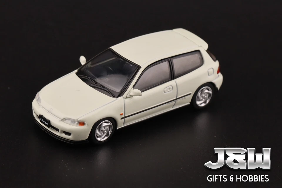 Хобби Япония Honda CIVIC (EG6) SIR-II морозно-белый RHD JDM64 1/64 - Изображение 4 из 4