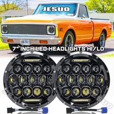 Led Headlight H4 H13 7 Inch Lights For 1947-1957 Chevrolet Truck Gmc Pickup