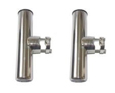 Porte Canne inox Pour Tube 22/25mm ( Lot de 2 ) Orientable inox Pèche Bateau