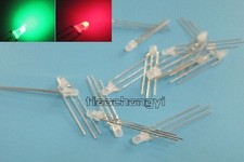  3mm Dual Bi-Color Red/Green Diffused Bright 3-Pin Led Common Cathode Led 100pcs