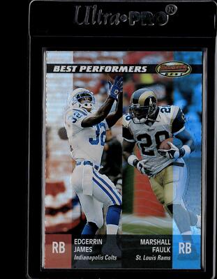 2001 Bowman's Best #94 Edgerrin James / Marshall Faulk