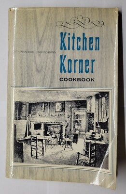 Lutheran Brotherhood Kitchen Korner 1963 Paperback Booklet Cookbook