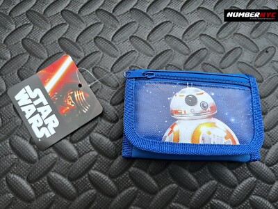 Star Wars BB-8 Kid s Blue Trifold Wallet Disney 15A-STW