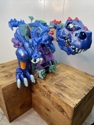 Fisher-Price Imaginext Ultra Ice Blue T-Rex Dinosaur Walk Sounds And Lights  3303173241162|